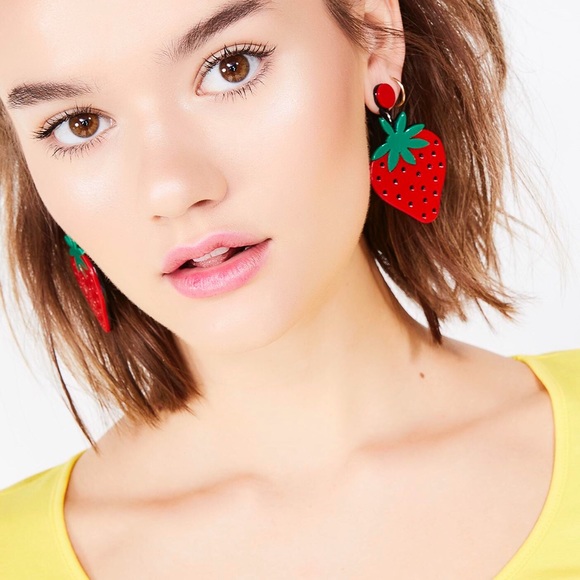 Jewelry - Acrylic Fruit Statement Earrings